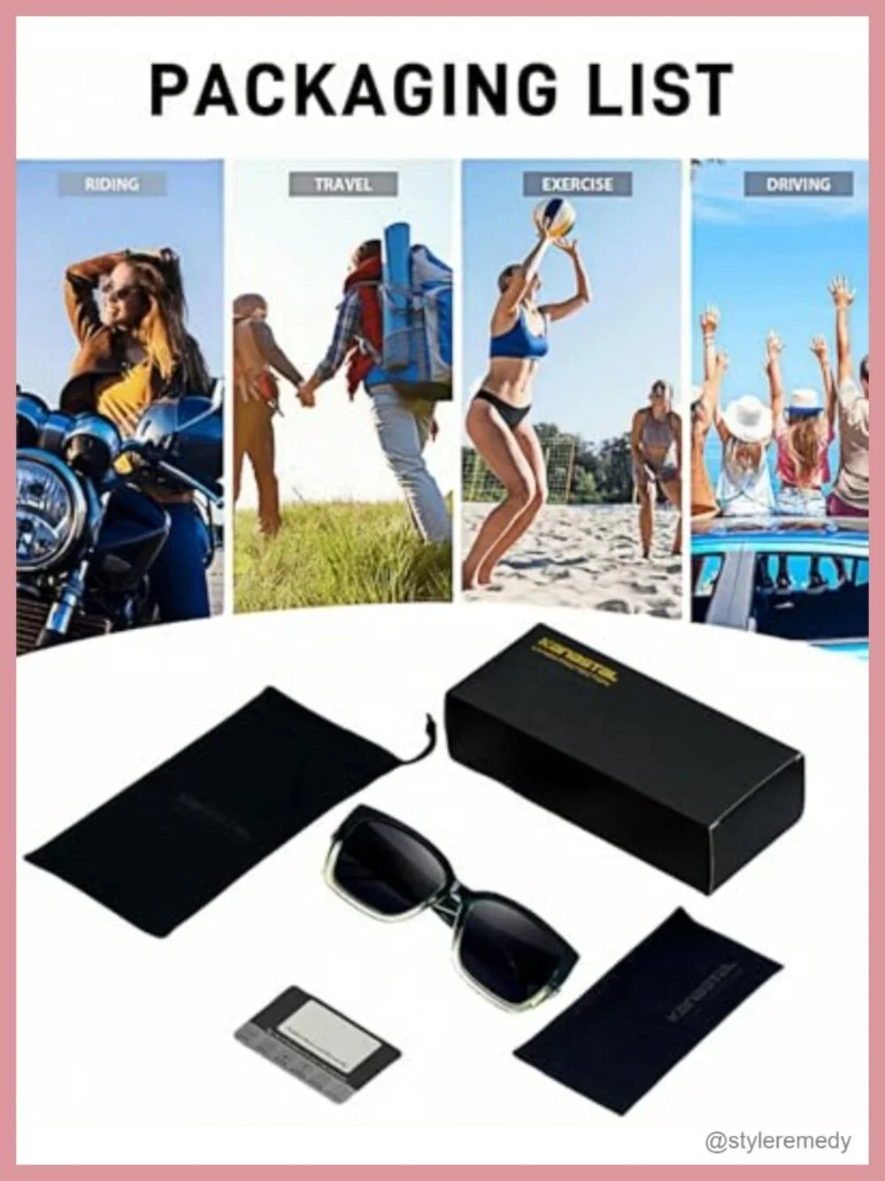Oversized Fit Over Glasses Sunglasses Square Frame Polarized UV400 TR90